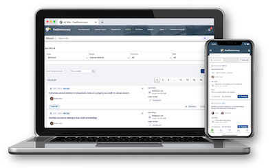 FastDemocracy's web and mobile phone app